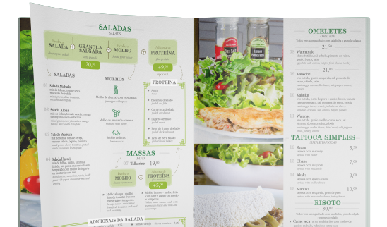 Mahalo - Cardápio - Design Editorial - Buffo Design - Goiânia